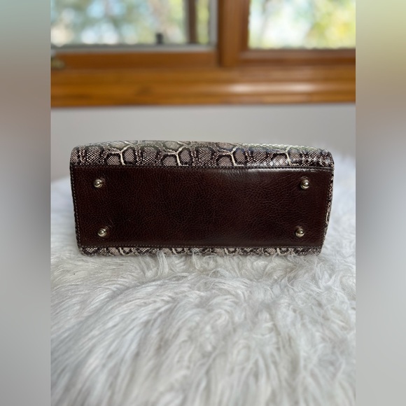 Brahmin Rene Caswell Embossed Leather Satchel NWOT 💼 - Picture 8 of 8